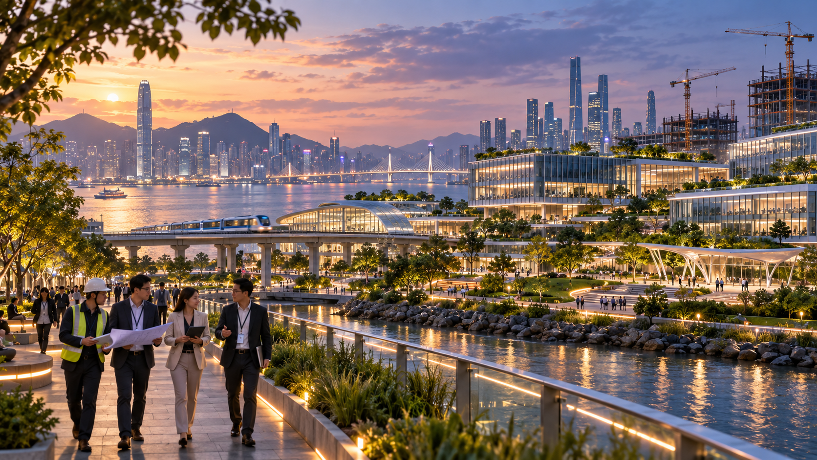 Loop Hong Kong Park - render del megaproyecto tecnológico
