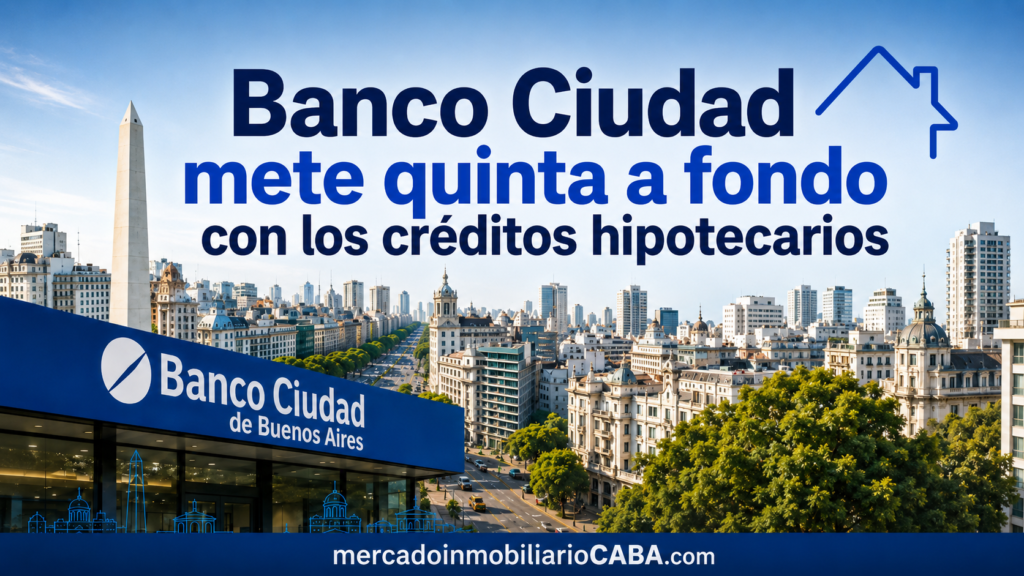 Creditos hipotecarios Banco Ciudad 2026