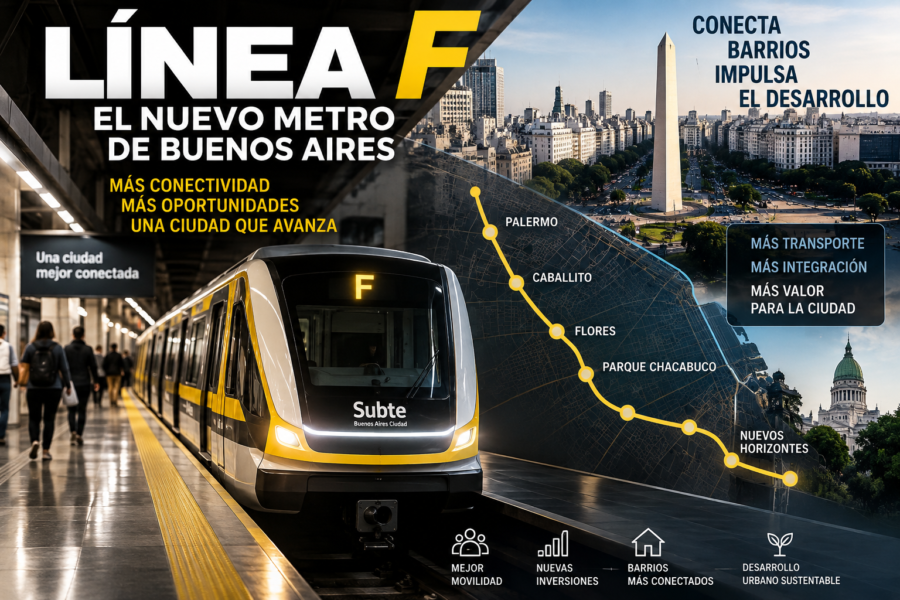 Línea F del subte sube hasta 30% el valor en 7 barrios porteños